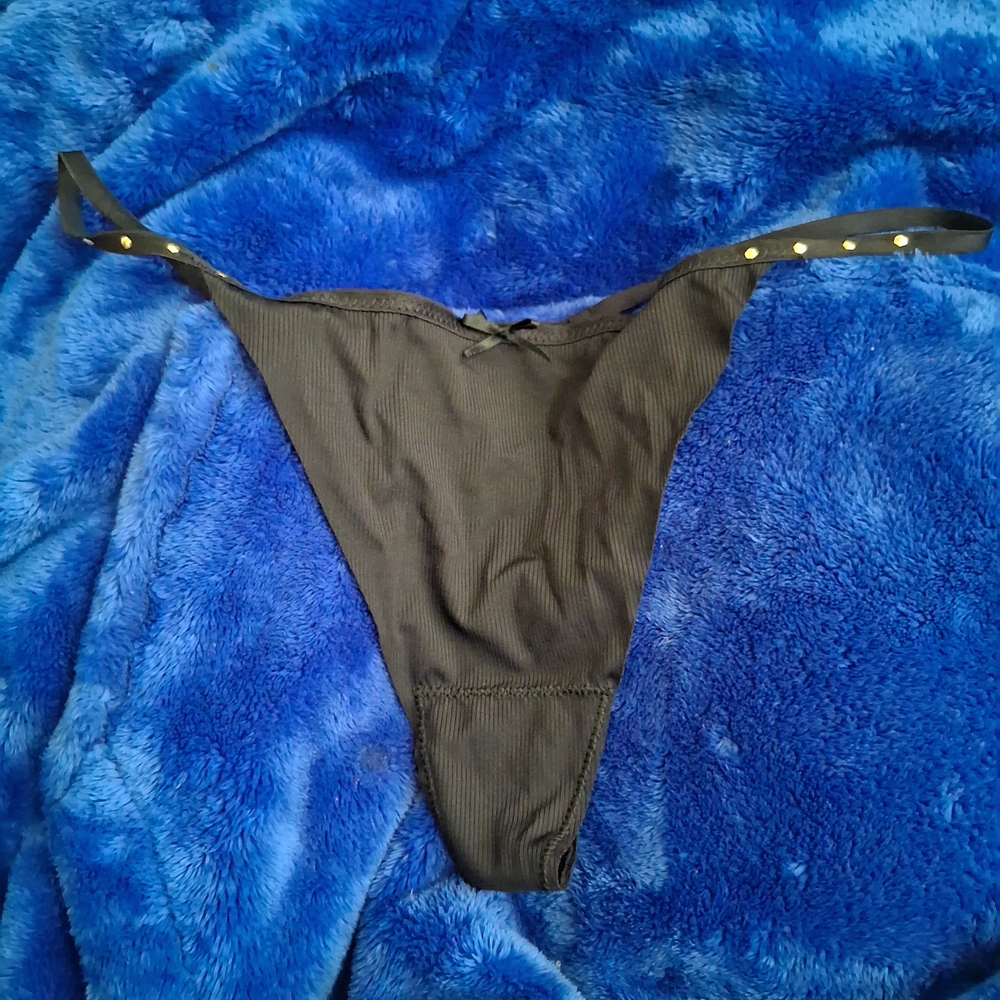 Black Lingerie with Gold Accents